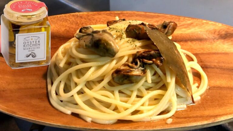 牡蠣のアヒージョを使ったパスタが絶品すぎた