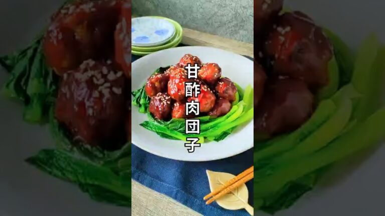 中華屋さん風！お弁当にもおすすめ◎ふっくらジューシー甘酢肉団子のレシピ