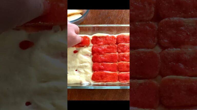 「いちごのティラミス」旬の苺をたっぷり使って　 #shorts