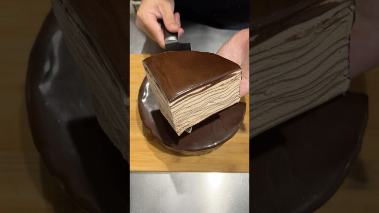 濃厚チョコミルクレープ🍫#chocolate