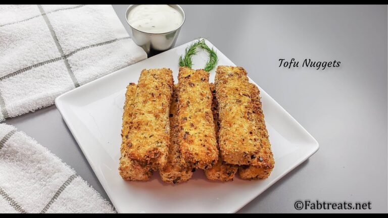Healthy Tofu Nuggets / Easy & Quick Tofu nuggets in Air fryer