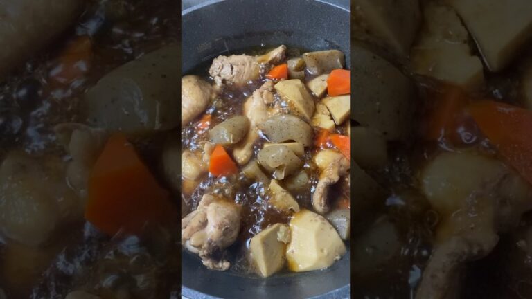 鶏手羽元と里芋の煮物#shorts