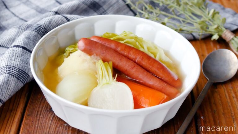 【圧力鍋でごろごろポトフ】加圧5分で簡単！具材ゴロゴロ♪食べ応え抜群スープ！