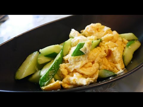 きゅうりとたまごの中華炒め【料理研究家が教える！簡単レシピ】