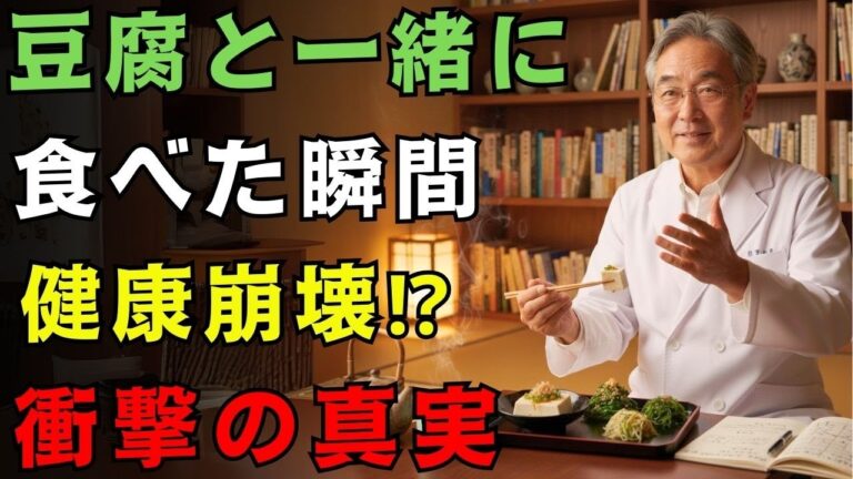 60歳から要注意!  豆腐と一緒に食べると危険な食品3選＆驚くほど健康になる最強3選！今すぐチェック！