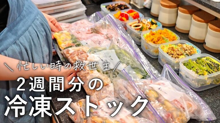 ２週間分の栄養満点冷凍ストック｜一生使える冷凍保存テク！｜体を想う太らないお菓子作り