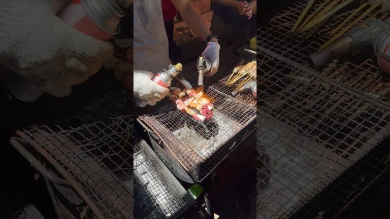 築地の海鮮串900円が美味しすぎた