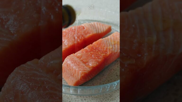 Crispy Salmon with Garlic Mustard Cream Sauce