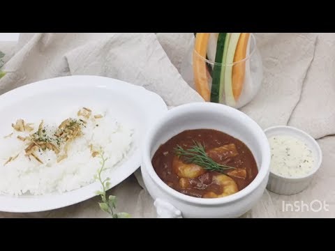 シーフードカレーを7分でつくる方法