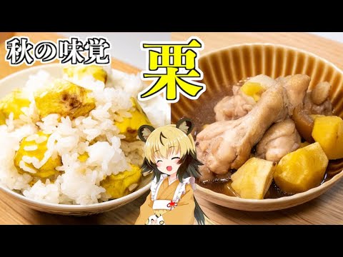 栗ごはんと栗と手羽元のうま煮　秋の美味しさを楽しむおつかれごはん