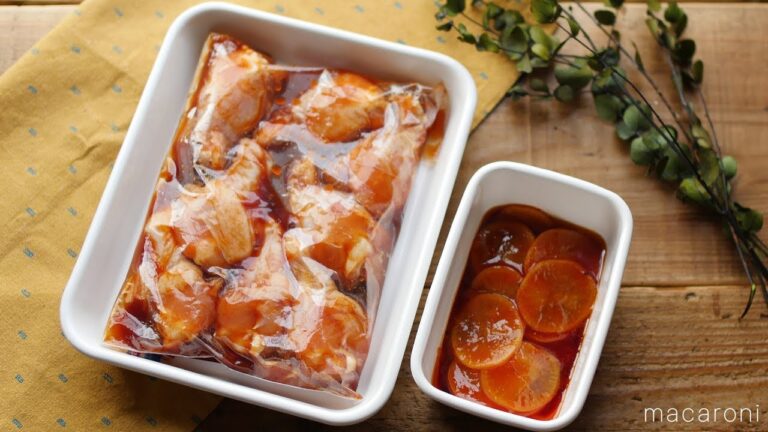 【漬け込み晩ごはん】トースターで簡単。旨辛チキン&たくあんキムチ丼 の レシピ 作り方