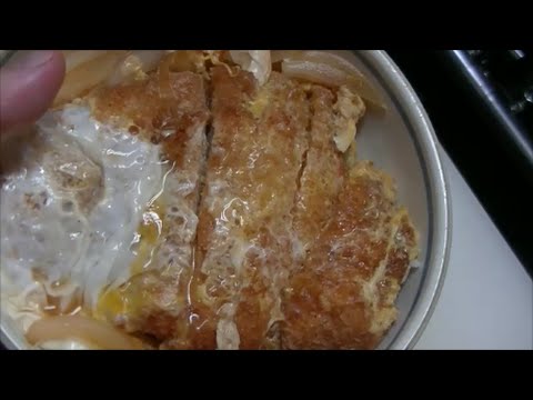 (簡単丼）手作りカツ丼の作り方🍚🍚🍚　飯テロ！深夜閲覧注意！(＾◇＾)