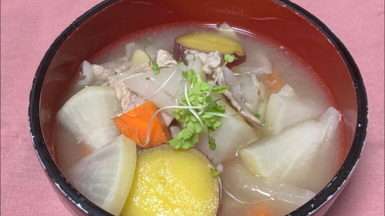 ［初心者向け］簡単な豚汁の作り方！