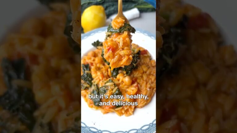 Tuscan Orzo With Kale