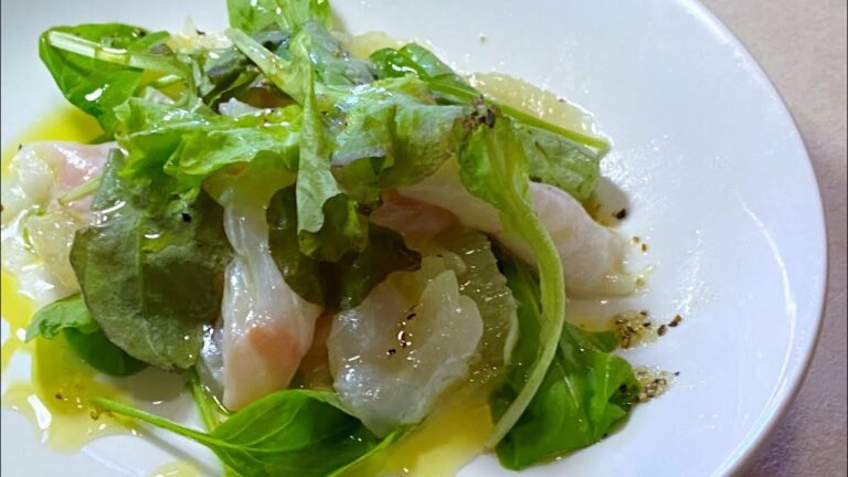 鯛とグレープフルーツのマリネのレシピ