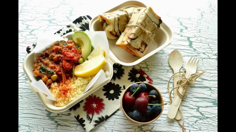 【お弁当作り】マッシュルームボロネーゼ&クスクス弁当の作り方〜How to make Japanese vegan bento lunch box〜