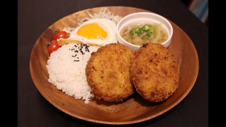 サラリーマンが帰宅直後に作るワンプレート夜ご飯【コロッケ】