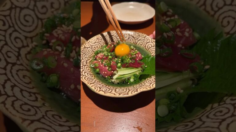 【絶品まぐろユッケが食べられる下高井戸の海鮮居酒屋】#東京グルメ#東京居酒屋#shorts #japanesefood#japan