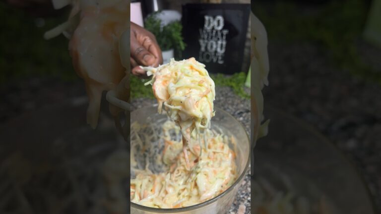 CREAMY COLESLAW RECIPE