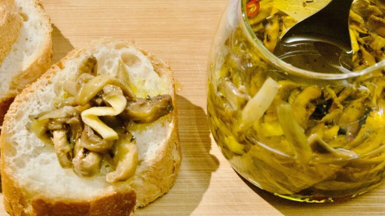 長期保存可能！ナスのオイル漬けの作り方｜ナスの大量消費・保存食のレシピ｜フランスパンに最高に合います！