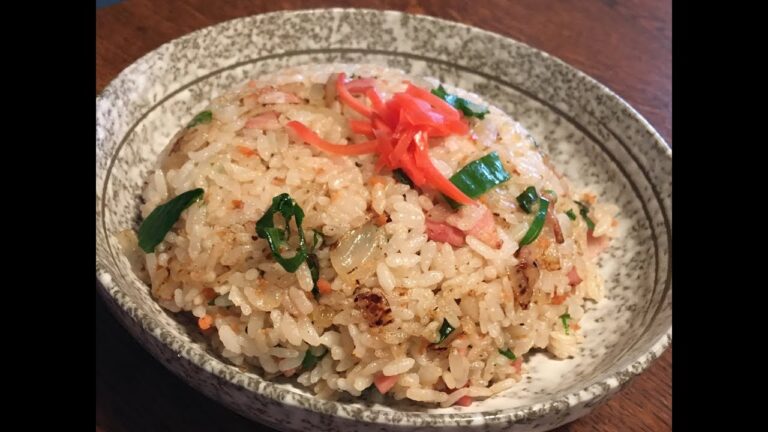 「シャケチャーハン」作り方