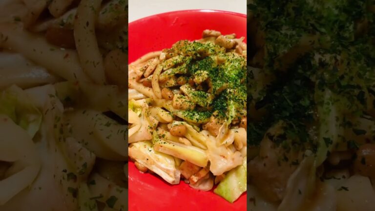 納豆焼きうどん