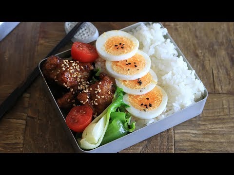 【お弁当作り】たった３品の簡単やみつきチキン弁当bento＃535