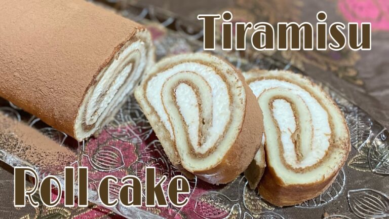 How to make tiramisu roll cake ||ティラミスロールケーキの作り方