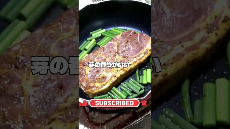きょうのメシ活：豚ステーキ丼 #料理 #ご飯動画 #メシ活LIFE #飯テロ #ステーキ丼 #メシ