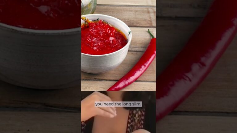 Spice Up Your Meals With Palestinian Hot Sauce Shatta #Shorts #cooking #recipe