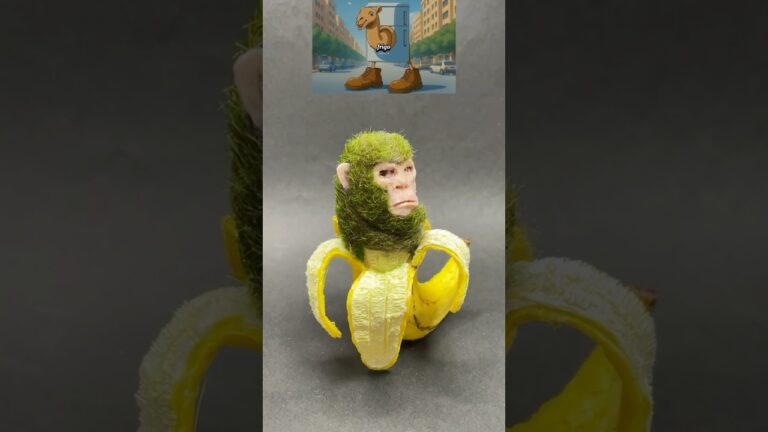 3D penでItalian BrainrotのChimpanzini Bananiniを作ってみた#italianbrainrot #brainrot #art