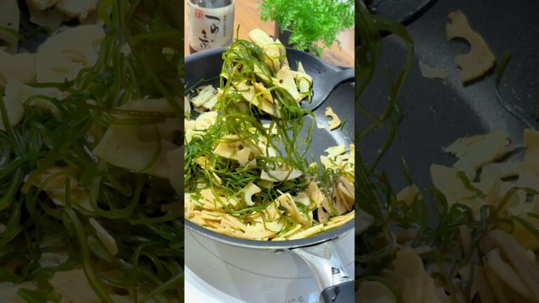 れんこんと切り昆布のきんぴら