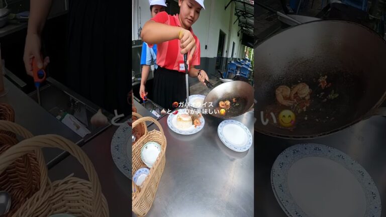 🇹🇭海老ガパオライス @divejct #プーケット日本人ダイビングショップ #プーケットダイビング #プーケット旅行 #プーケットオプショナルツアー