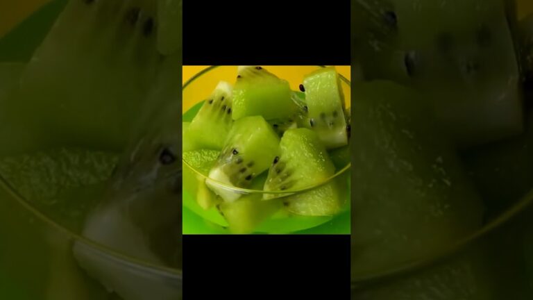 爽やかキウイゼリー🥝食べたい。