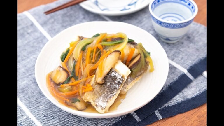 福島産！スズキの中華風あんかけ