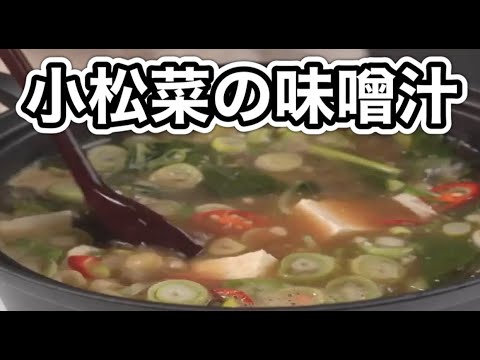 【小松菜の味噌汁】料理家を目指すサラリーマンの今日の献立🍳【ASMR,簡単レシピ,作り方】