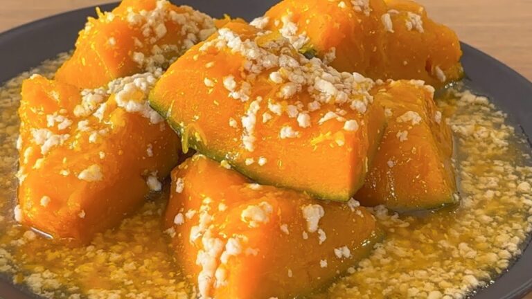 【10分で完成】とろ〜り美味しい！かぼちゃの鶏そぼろ煮