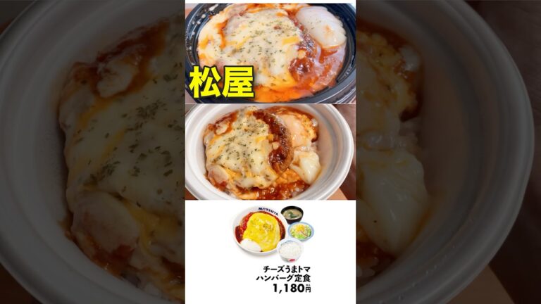 【松屋の人気商品】チーズうまトマハンバーグ定食が絶品すぎる！