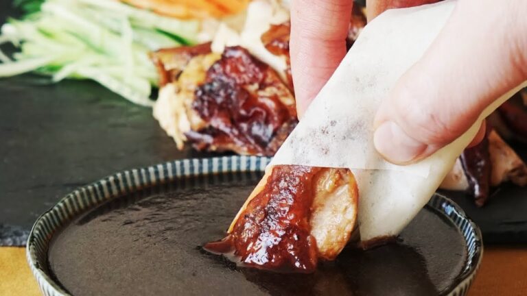 【北京ダック風】ほろ酔い鶏の丸焼き🐓