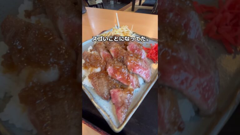 🍜ステーキ丼のクオリティが高すぎるラーメン屋🍜ラーメンショップ久松🍜ネギラーメン＋和牛サーロイン・タン元ステーキ丼🍜千葉県市原市