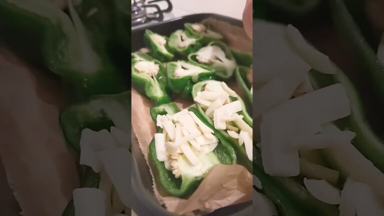 🫑お洒落なピーマンチーズ焼き🫑５種類の味でオードブル🎊アバンギャルドなピーマン❤️新感覚❤️おいちぃ〜🧑‍🍳簡単おつまみ🍻#shorts