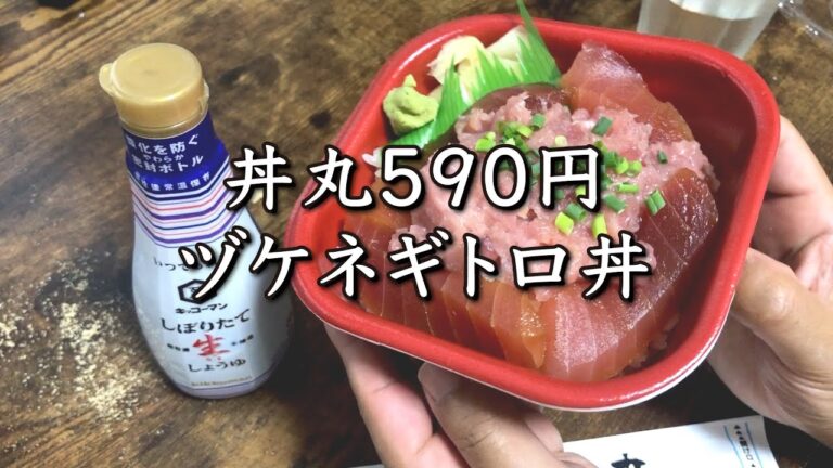 【590円丼丸】ヅケネギトロ丼/マグロを食べたい気分