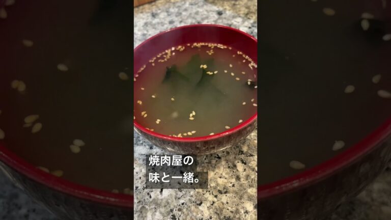 焼肉屋のわかめスープ、これだった。