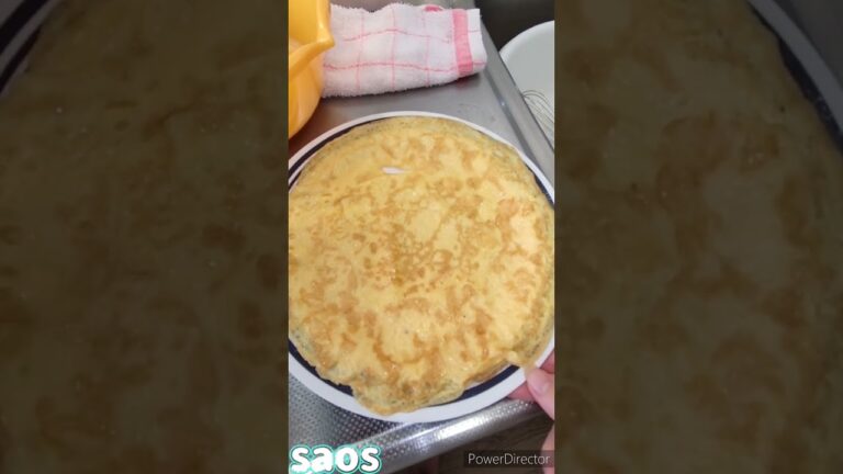 コツは単純な1つだけ❗️薄焼き卵と錦糸卵の作り方❗️＃Shorts