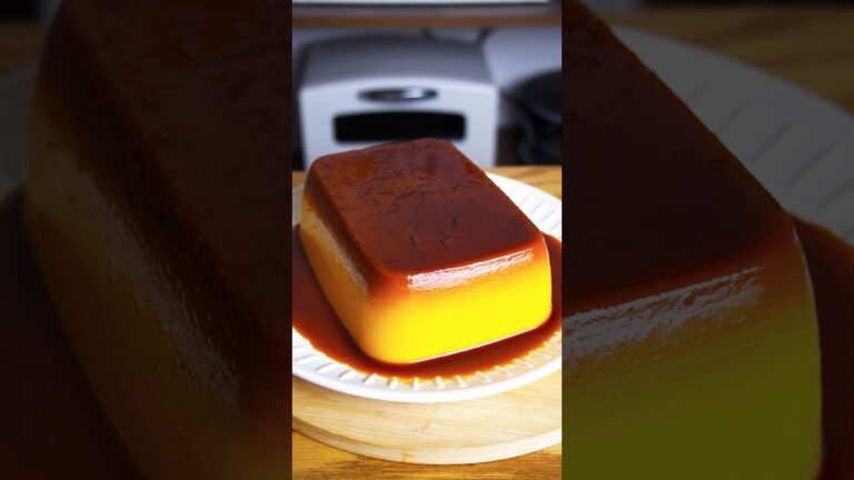 材料4つ！タッパーそのまま濃厚かぼちゃプリン作り方！#簡単レシピ #shorts