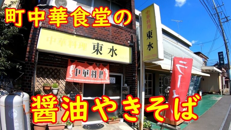 やみつき必須！昔懐かしの味【昭和レトロ】常連客が必ず食べる醤油焼きそば｜東水 茨城県水戸市