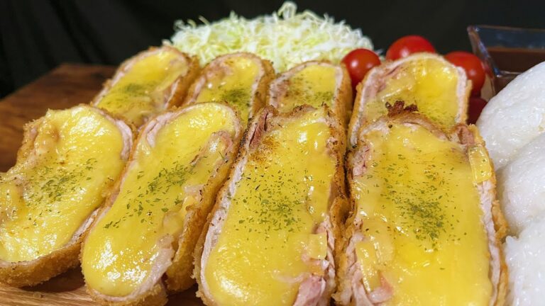 【料理編】チーズとんかつの作り方 cheese pork cutlet‼️