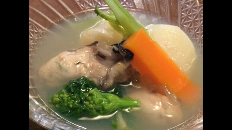 「牡蠣と蕪の煮物」作り方