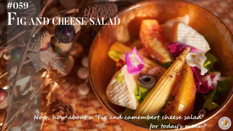 #59【大人サラダ♪】いちじくとカマンベールチーズのサラダの作り方♪｜ASMR & MUSIC