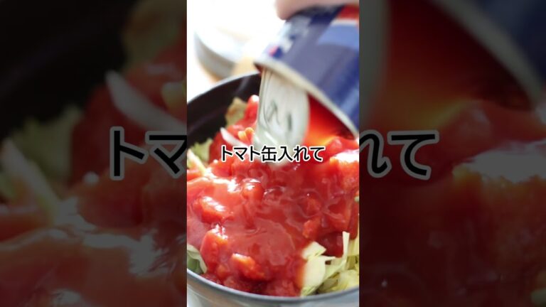 キャベツとひき肉のトマト煮込み #簡単レシピ